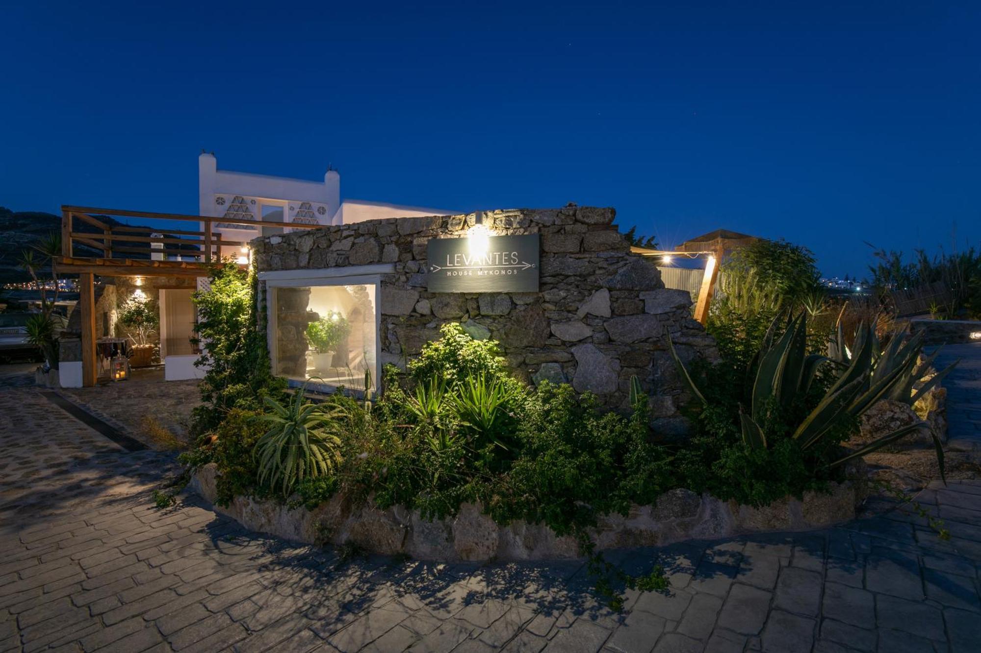 Levantes House Mykonos Ano Mera Bagian luar foto