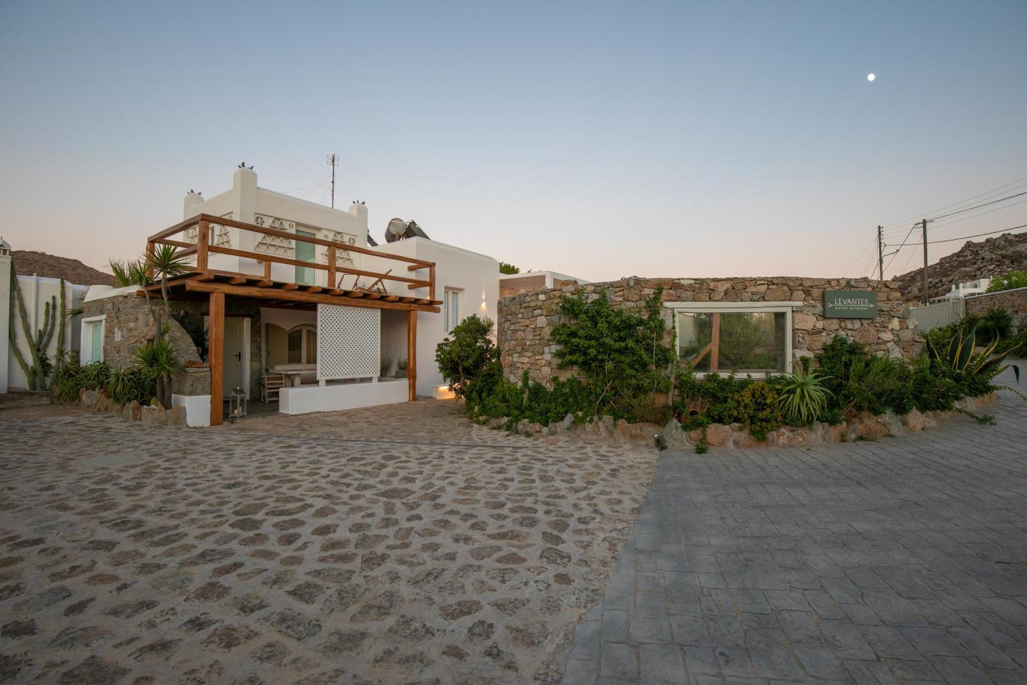 Levantes House Mykonos Ano Mera Bagian luar foto